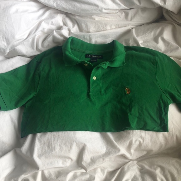 Vintage Cropped Polo Shirt - Picture 5 of 6